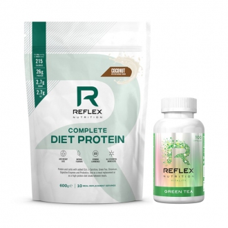 Import Foractiv.cz - Complete Diet Protein 600g kokos + Green Tea 100 kapslí ZDARMA