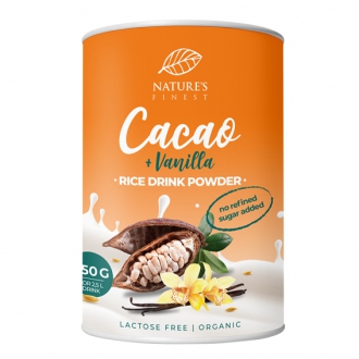 Import Foractiv.cz - Rice Drink Powder Cacao + vanilla Bio 250g