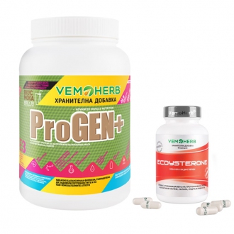 Import Foractiv.cz - ProGEN+ 900g moka + Beta Ecdysterone 95% 90 kapslí