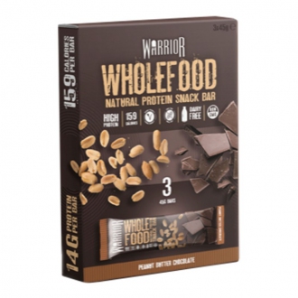 Import Foractiv.cz - Wholefood Natural Protein Snack Bar 3 x 45g peanut butter chocolate