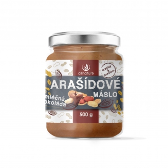 IMPORT Allnature - Allnature Arašídové máslo s mléčnou čokoládou 500 g