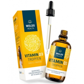 KOMPLETNÍ SORTIMENT - Woldohealth Vitamin D3 Kapky ( 1000 I.U. ) 50 ML