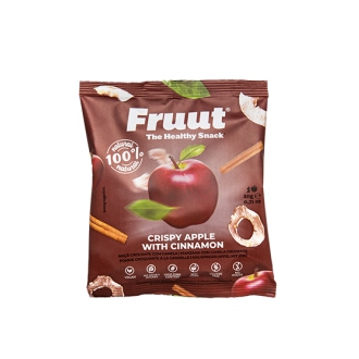 IMPORT Allnature - Fruut Sušené jablečné křupavé plátky se skořicí 20g