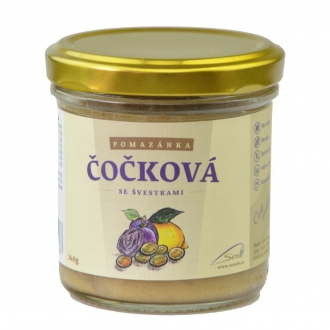 IMPORT Allnature - Seneb Čočková pomazánka se švestkami 140 g