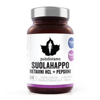Import Foractiv.cz - Betain HCL 60 kapslí (Betain HCl + Pepsin)