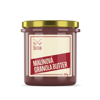 Import Foractiv.cz - Granola Butter malinová 330g