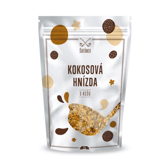 Import Foractiv.cz - Kokosová hnízda 170g s kešu