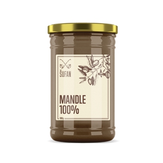Import Foractiv.cz - Mandle 100% pražené mělněné 1000g (Mandlový krém)