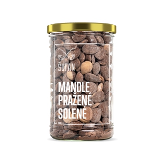 Import Foractiv.cz - Mandle Pražené Solené ve skle 500g