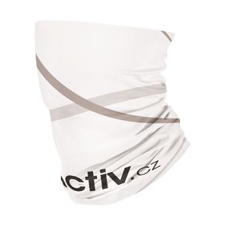 Import Foractiv.cz - Nákrčník ForActiv.cz bílý(šedé logo)