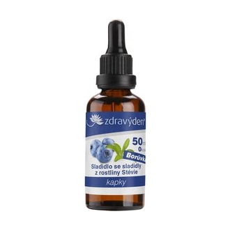 Import Foractiv.cz - Stevia kapky 50ml borůvka