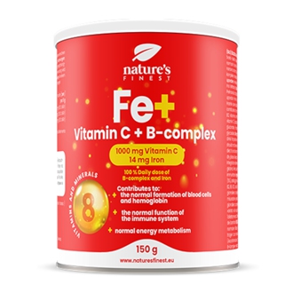 Import Foractiv.cz - Iron + Vitamin C + B-Complex 150g (Železo + Vitamín C + B-komplex)
