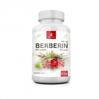 KOMPLETNÍ SORTIMENT - Allnature Berberin extrakt 98% 500 mg 60 cps.