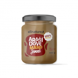 KOMPLETNÍ SORTIMENT - Allnature Arašídové máslo jemné 500 g