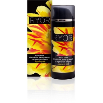 IMPORT Ryor - Noční krém s hedvábím, beta-glukanem a arganovým olejem