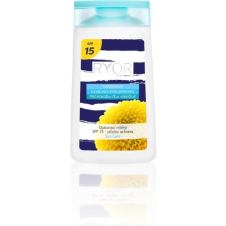 IMPORT Ryor - Opalovací mléko SPF 15 - střední ochrana