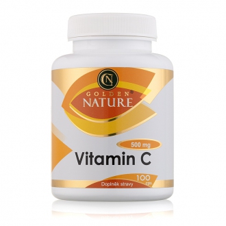 KOMPLETNÍ SORTIMENT - Golden Nature Vitamin C 500mg 100 cps.