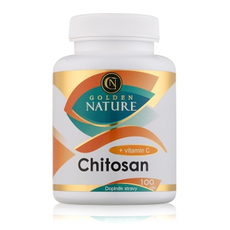 DOPLŇKY STRAVY NA: - Golden Nature Chitosan + Vitamin C 100 cps.