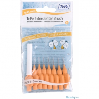 IMPORT Allnature - TePe Original mezizubní kartáčky 0,45 mm 8 ks