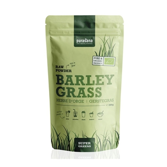 Import Foractiv.cz - SG Barley Grass Raw Powder BIO 200g (Zelený ječmen)