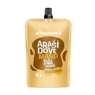 IMPORT Allnature - Allnature Arašídové máslo s bílou čokoládou 50 g