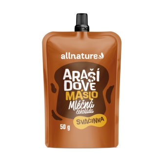 IMPORT Allnature - Allnature Arašídové máslo s mléčnou čokoládou 50 g