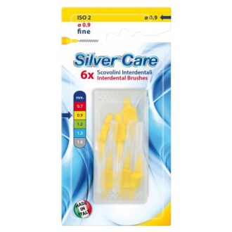 IMPORT Allnature - Mezizubní kartáček jemný 0,9 mm SilverCare 6 ks