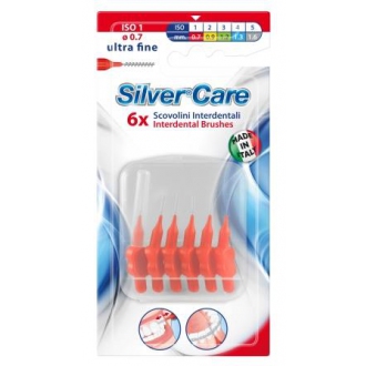 IMPORT Allnature - Mezizubní kartáček velmi tenký 0,7 mm SilverCare 6 ks