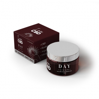 IMPORT IAMCBD - Denní krém s CBD a kyselinou hyaluronovou