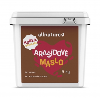 IMPORT Allnature - Allnature Arašídové máslo s hořkou čokoládou 5 kg