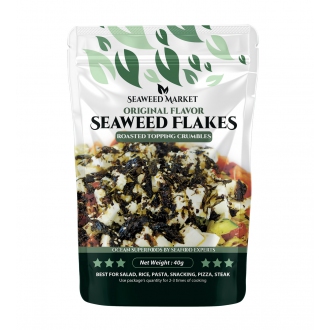 IMPORT Allnature - Mořské řasy ve formě kousků jako topping do salátů 40 g