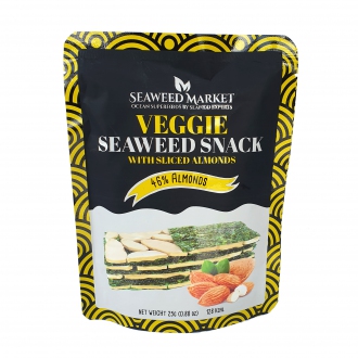 IMPORT Allnature - Seaweed Snack s plátky mandlí 25 g