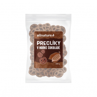 IMPORT Allnature - Allnature Preclíky v hořké čokoládě 100 g
