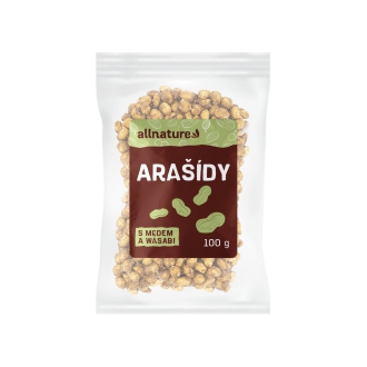 IMPORT Allnature - Allnature Arašídy s medem a wasabi 100 g