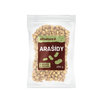 IMPORT Allnature - Allnature Arašídy s medem a wasabi 250 g