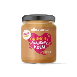 IMPORT Allnature - Allnature Arašídový krém Crunchy 500 g