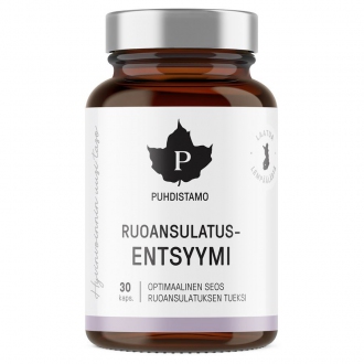 KOMPLETNÍ SORTIMENT - Puhdistamo Digestive Enzymes 30 kapslí (Trávicí enzymy)