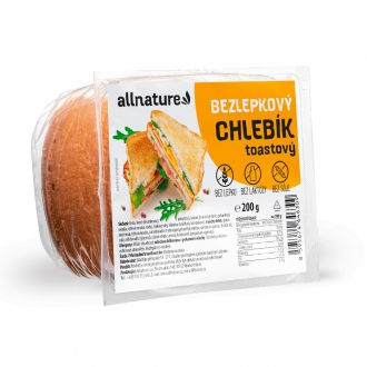 IMPORT Allnature - Allnature Bezlepkový toastový chlebík 200 g