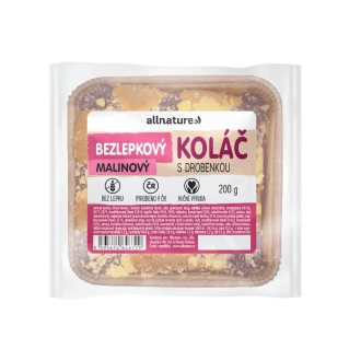 IMPORT Allnature - Allnature Bezlepkový malinový koláč s drobenkou 200 g