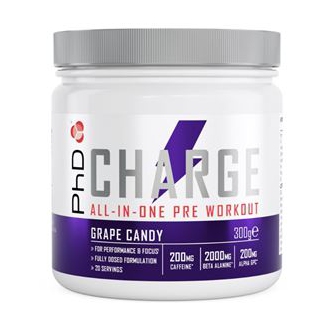 Import Foractiv.cz - Charge Pre-Workout 300g grape candy