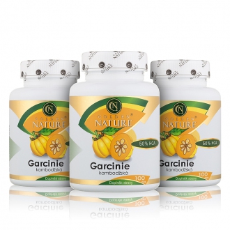 Akční balíčky 2+1 - 2+1 Golden Nature Garcinie kambodžská 50% HCA 300 cps.