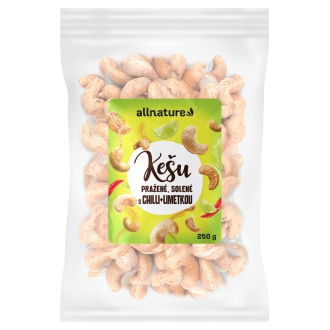 IMPORT Allnature - Allnature Kešu ořechy pražené solené s chilli a limetkou 250 g