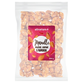 IMPORT Allnature - Allnature Mandle loupané pražené paprika 250 g