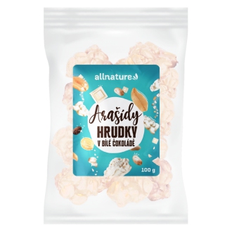IMPORT Allnature - Allnature Arašídy hrudky v bílé čokoládě 100 g