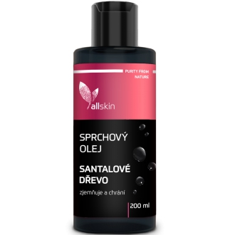 KOMPLETNÍ SORTIMENT - Allskin sprchový olej Santalové dřevo 200 ml