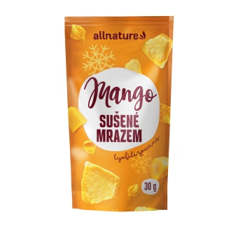 KOMPLETNÍ SORTIMENT - Allnature Mango sušené mrazem 30 g