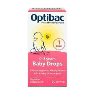 KOMPLETNÍ SORTIMENT - Optibac Baby Drops (Probiotika pro děti v kapkách) 10ml