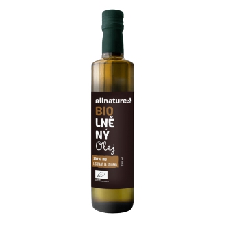 ZDRAVÁ VÝŽIVA - Allnature Lněný olej BIO 250 ml