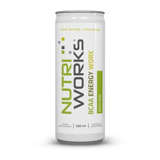 Import Foractiv.cz - BCAA Energy Worx 330ml jablko hruška