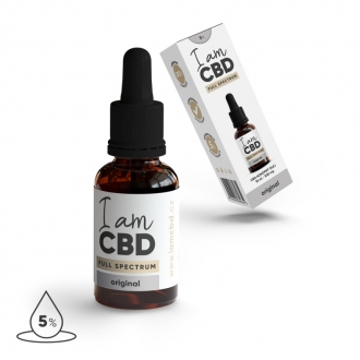 KOMPLETNÍ SORTIMENT - Iam CBD Full Spectrum CBD konopný olej 5% 10 ml original